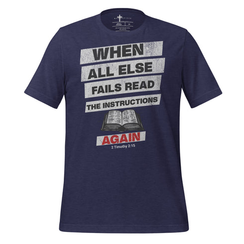 When All Else Fails Christian Bible Verse T-Shirt